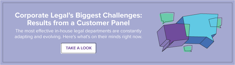 Take a Look at Corporate Legal's Biggest Challenges Based on a Customer Panel